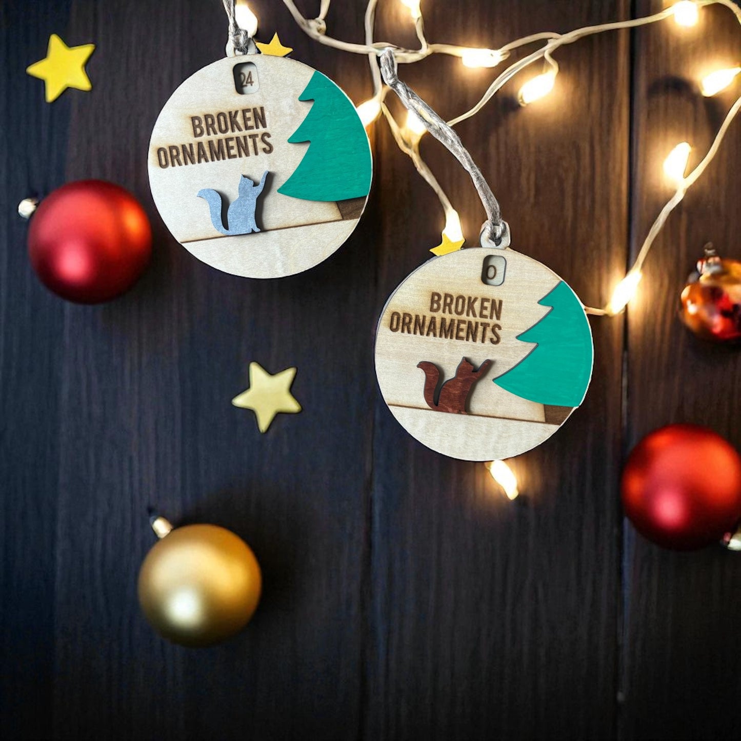 Broken Ornaments Counter Ornament (Interactive)