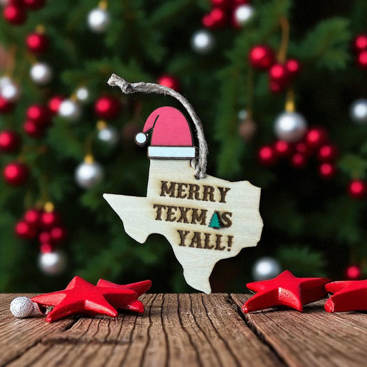 Merry Texmas Y’all Ornament