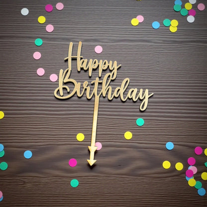 Happy Birthday Cake Topper