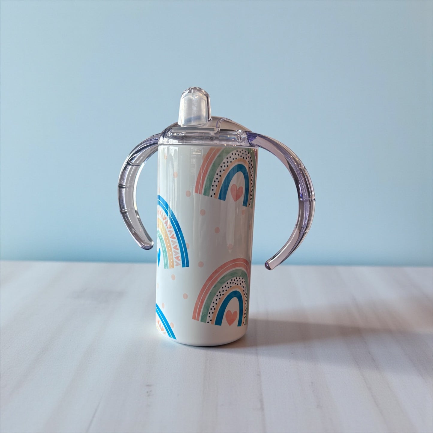 12 oz 2-in-1 Kids Sippy Cup – Double Lid with Straw | Stainless Steel Insulated Tumbler