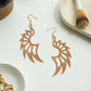 Leather Wing Earrings – Genuine Leather + Sterling Hooks (4 Styles)