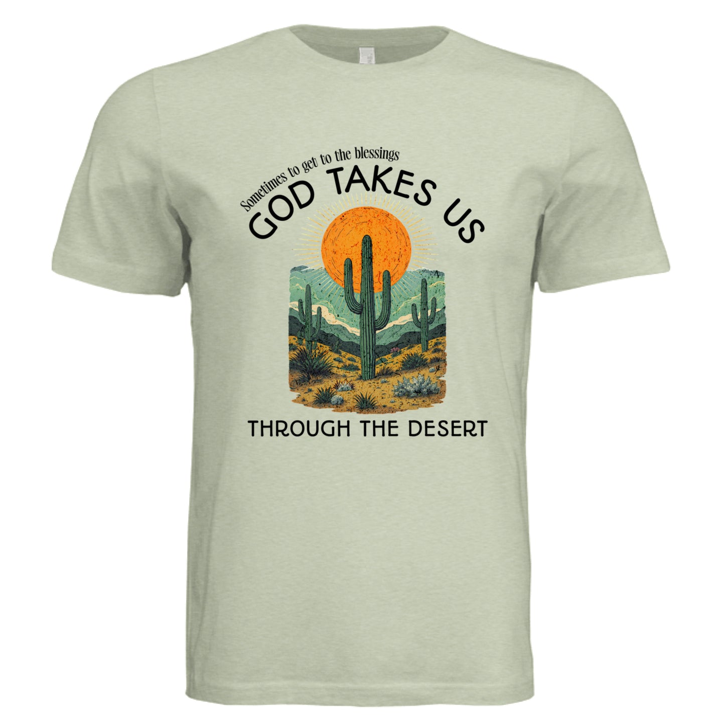 Spring Green Triblend - FRONT