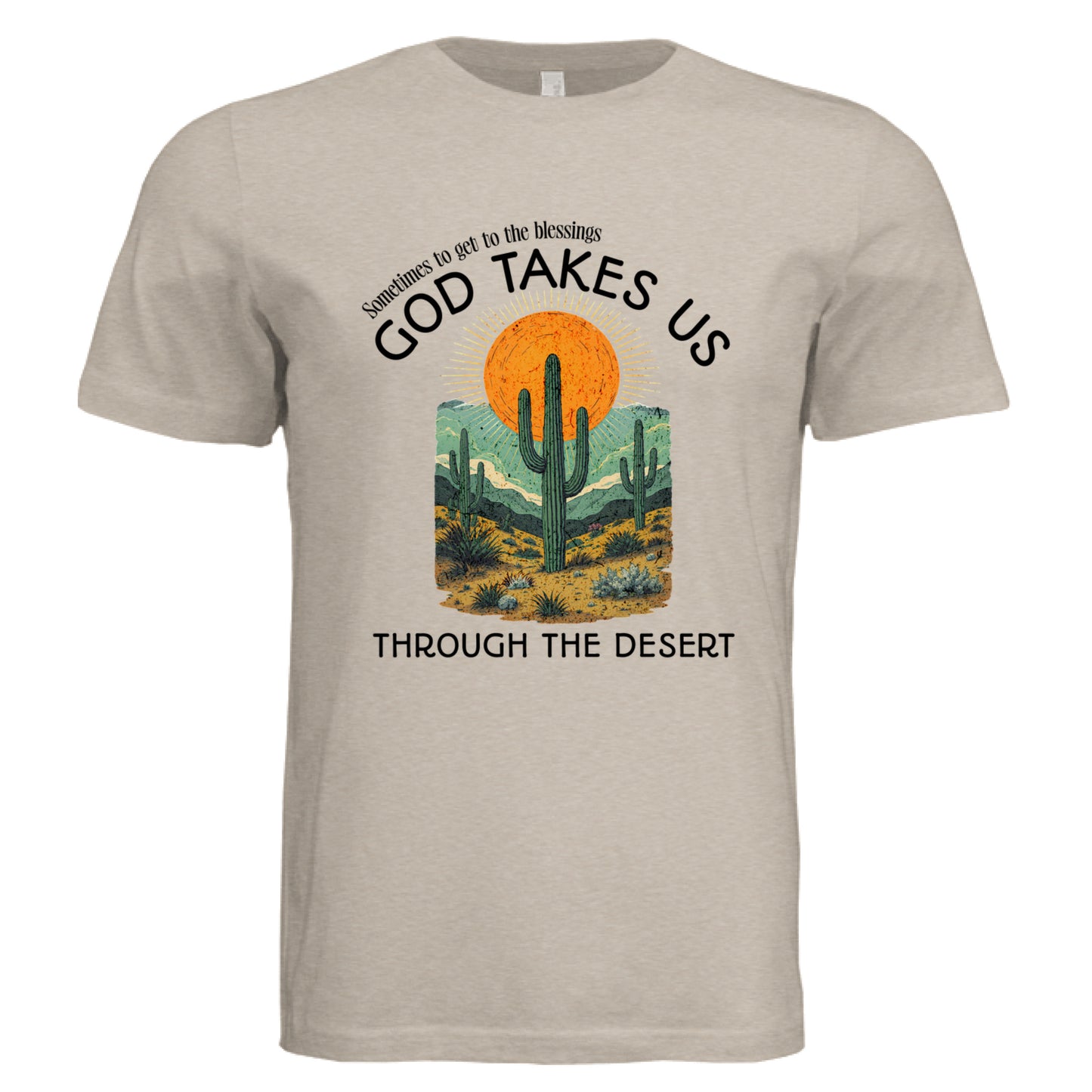 Tan Triblend - FRONT