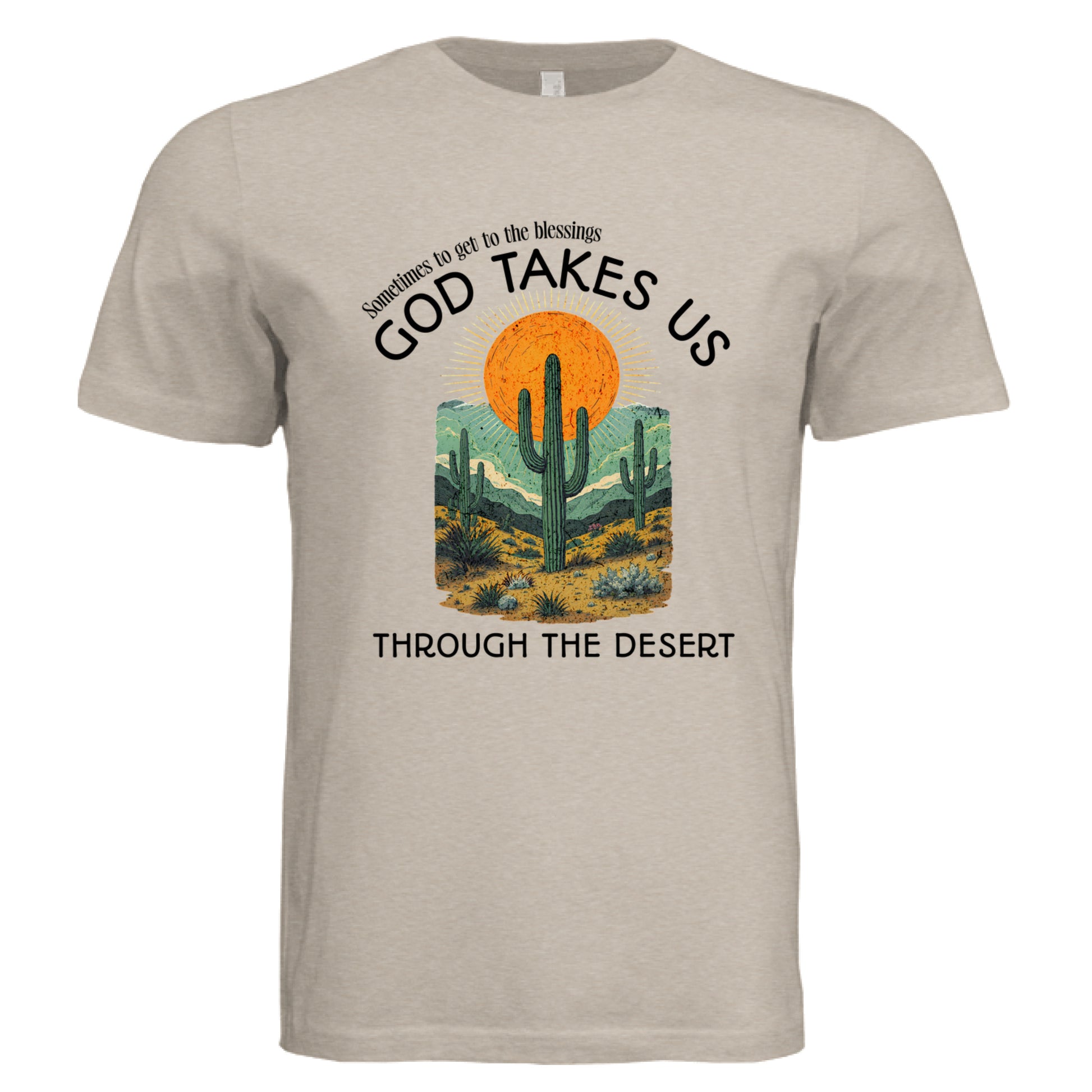 Tan Triblend - FRONT