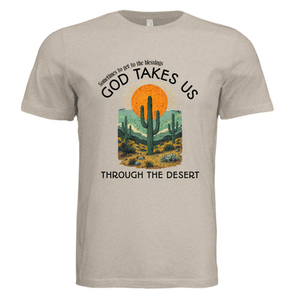 Tan Triblend - FRONT