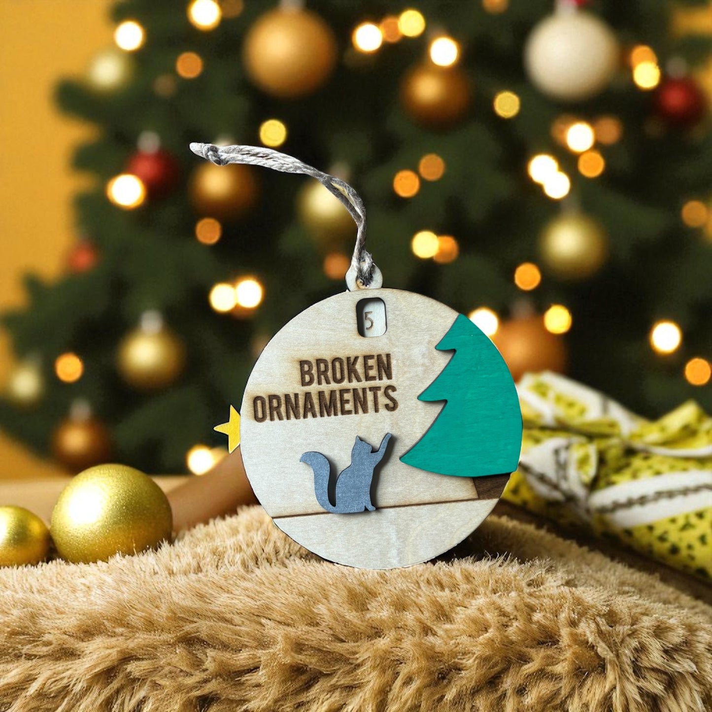 Broken Ornaments Counter Ornament (Interactive)