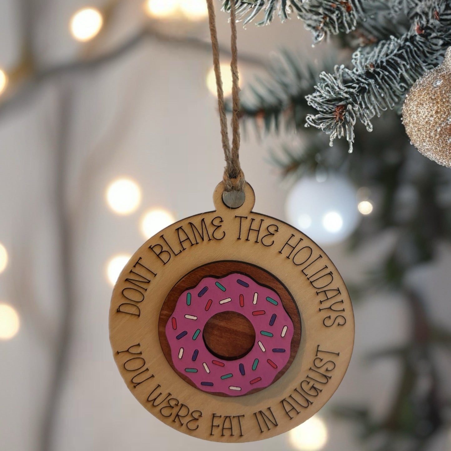Donut Ornament – Funny Christmas Decoration